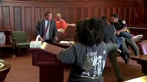 Brothers attacked their mother's killer in court