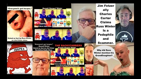 Jim Fetzer Ally Charles Carter Slams Russ Winter Deflects GrandDaughter Claims Everybody Has Herpes