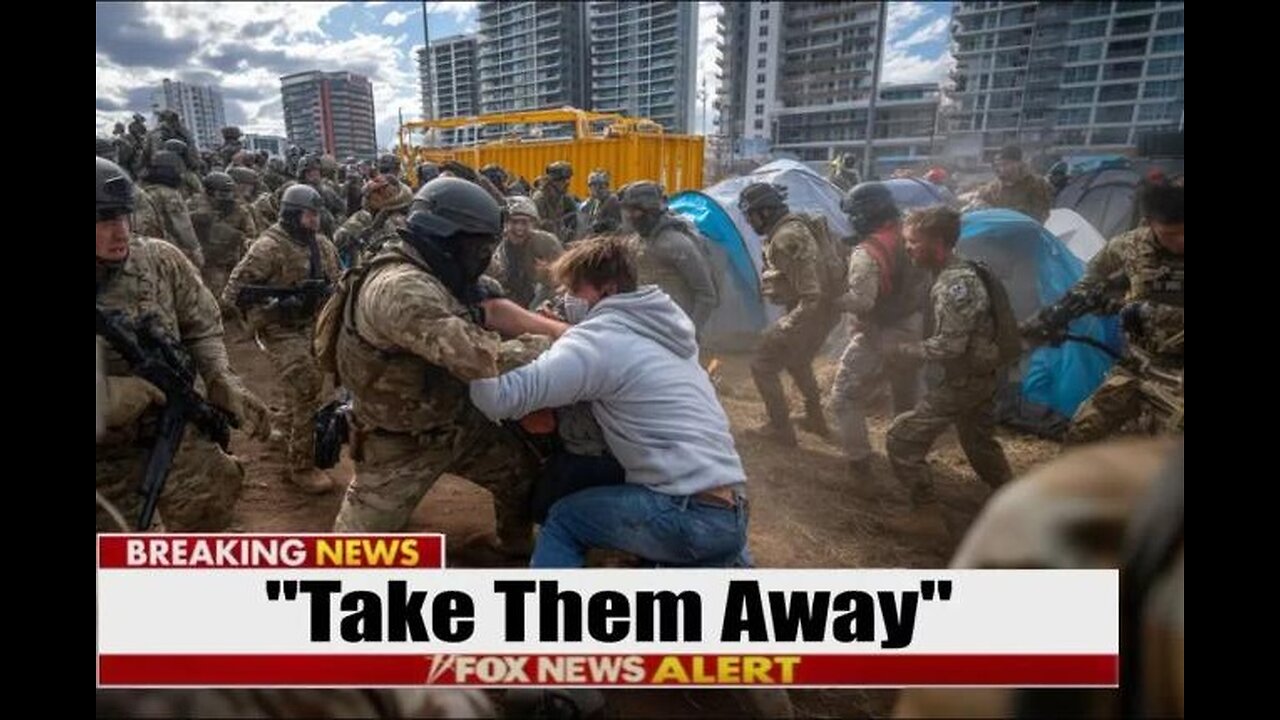 Homeless MOB 'Stands Ground'... as Trump ERASES 4-Mile DC Encampment