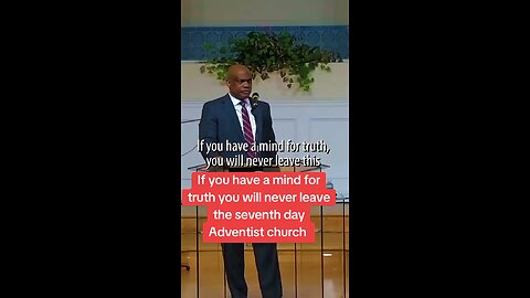 Never leave the seventh day Adventist church!