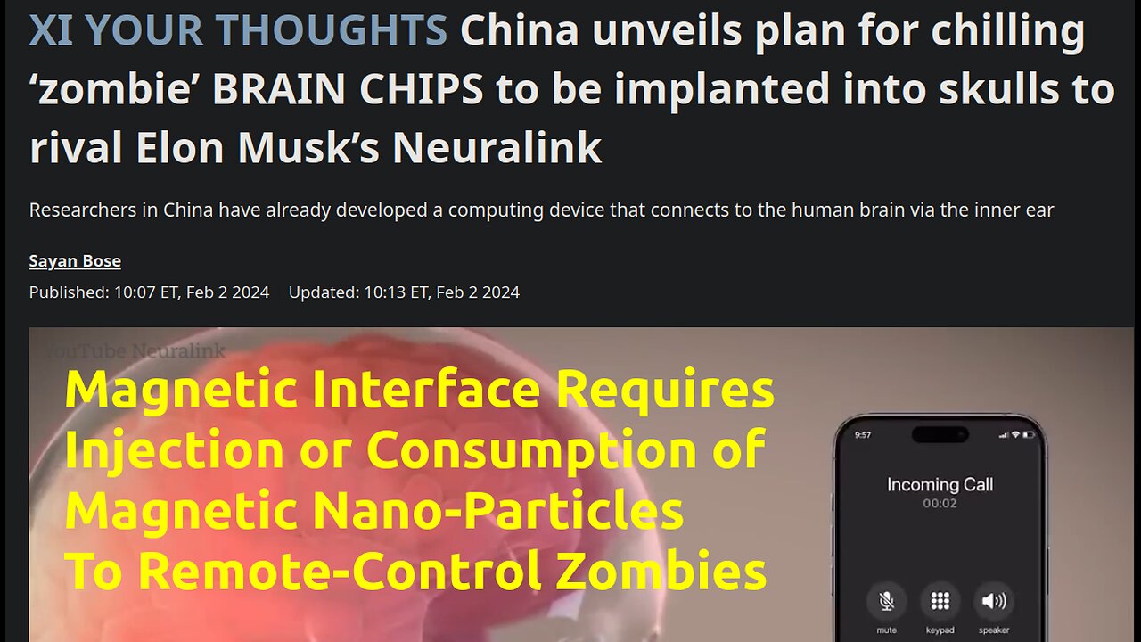 China Has Actually Been Implanting Brainchipzombies For Decades Just Like the USA Medical Mafia