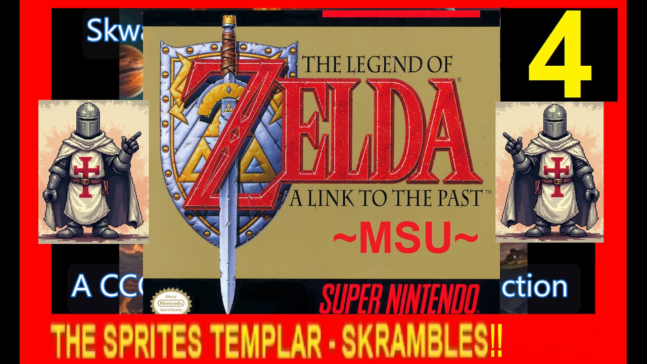 ZELDA - A LINK TO THE PAST - SNES V4 - Skwatter's Cheat 'em and Skramble 'em!!