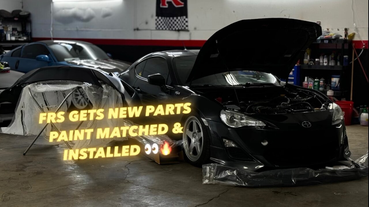 Watch me paint match & install new parts on FRS