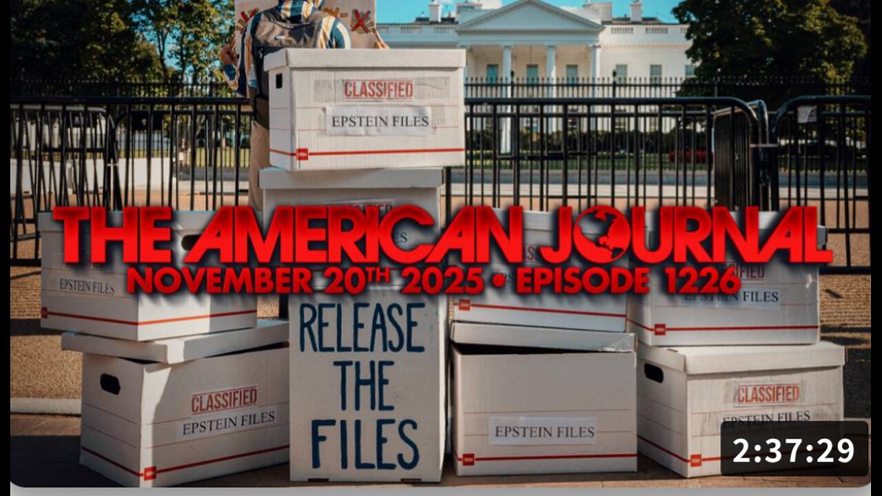 The American Journal: Trump Signs Epstein Files Bill, Prepares To Meet With NYC Socialist Mayor Mamdani, Approves 28-Point Russia/Ukraine Peace Plan - FULL SHOW - 11.20.2025