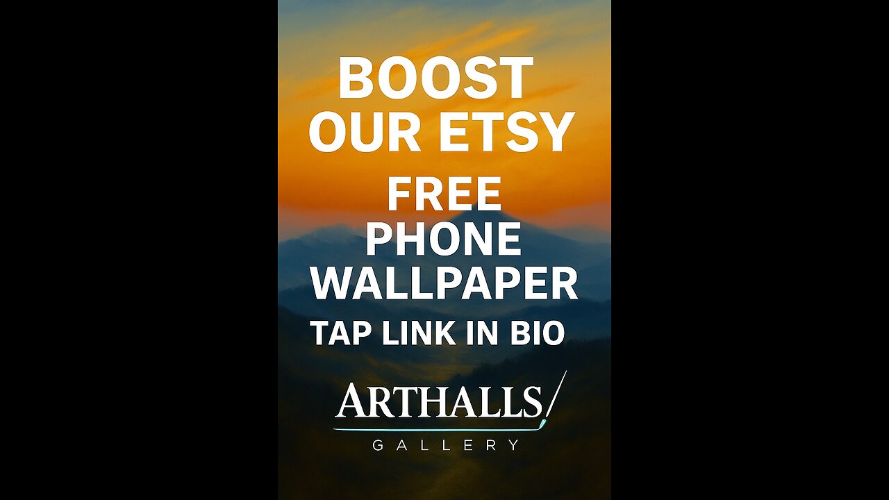 🔥 Boost Our Etsy — Free Wallpaper Gift Inside