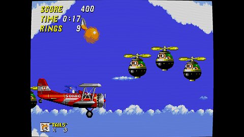 Sonic the Hedgehog 2 (1992) Part 9 - Sky Chase Zone