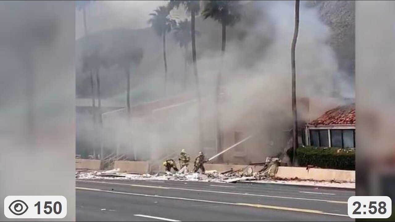 Several eyewitness accounts capture aftermath of large explosion near Palm Springs, CA