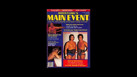 Wrestling's Main-Event-January 1986-pics of Brutus beefcake