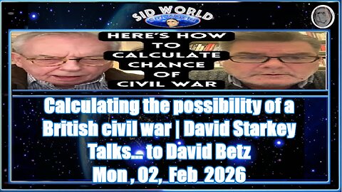 Calculating the possibility of a British civil war -David Starkey Talks... to David Betz