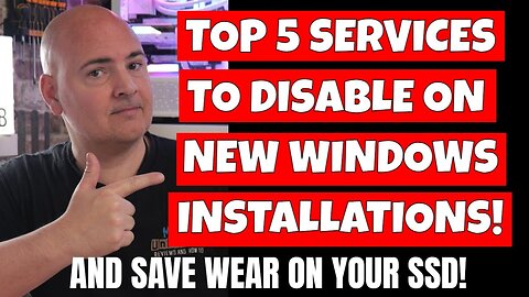 Top 5 Services To Disable To Make Your New Windows PC Faster