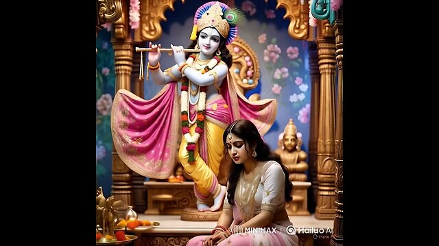 krishna ji ki puja #tranding