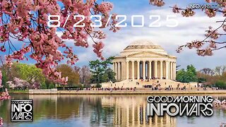 GOOD MORNING INFOWARS - 8/23/2025: Shocking Revelations From John Bolton House Raid — Plus, Ghislaine Maxwell Transcripts Reveal Truth About Trump & Epstein!