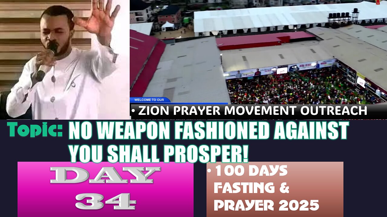 Day 34 | Thursday, August 7th, 2025 — Topic: NO WEAPON FASHIONED AGAINST YOU SHALL PROSPER