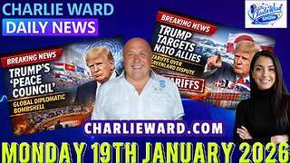 CHARLIE WARD DAILY NEWS WITH CHARLIE WARD & DREW DEMI MONDAY 19TH JANUARY 2026