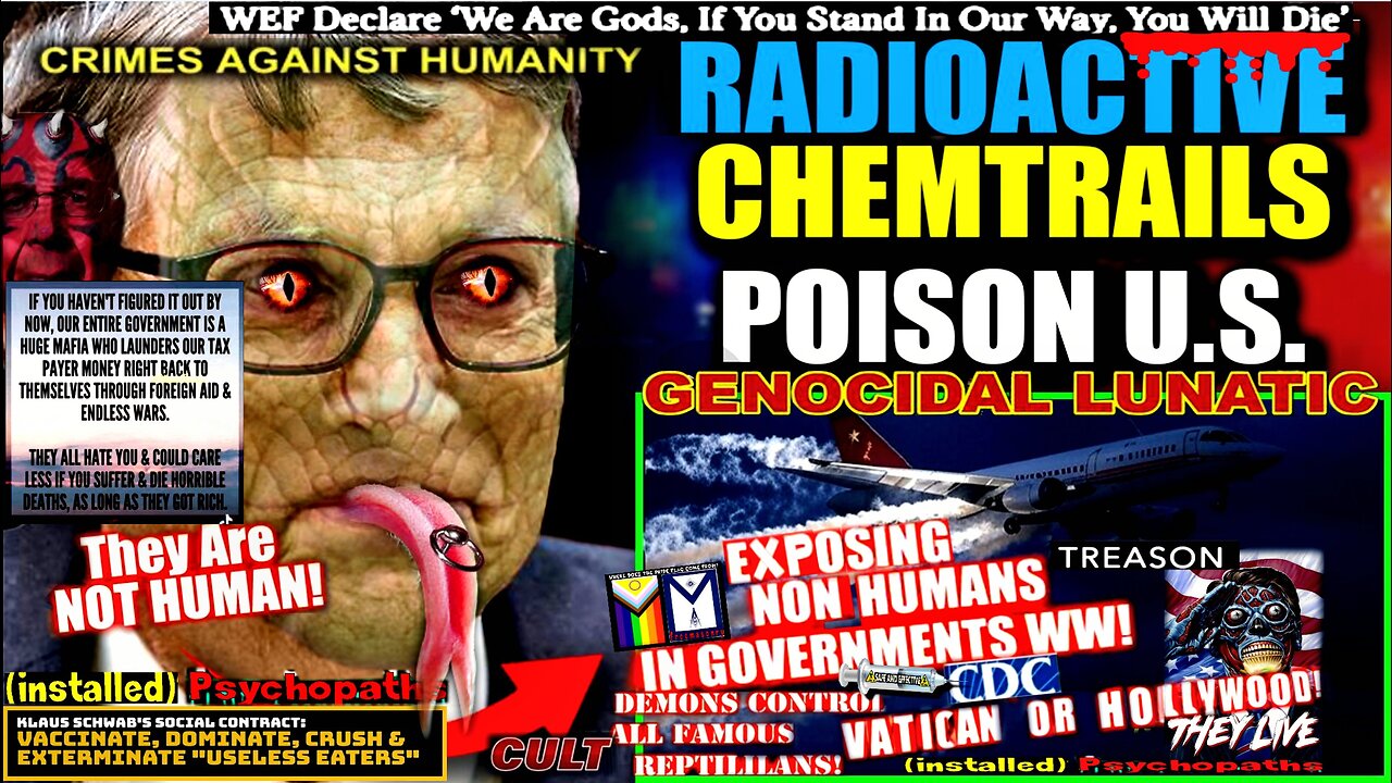 Bill Gates Admits China Is Helping Him Spray Radioactive Chemtrails on US Cities