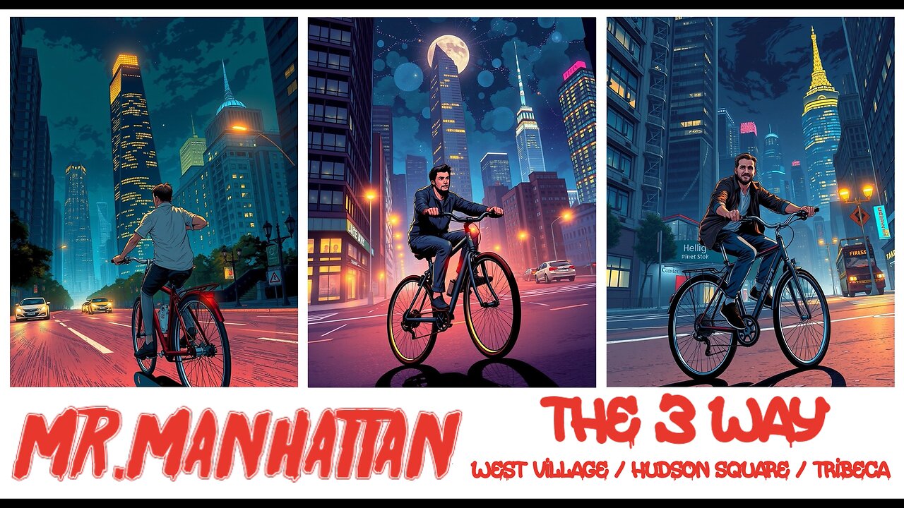 Mr.Manhattan The 3 Way (West Village,Hudson Square,Tribeca)