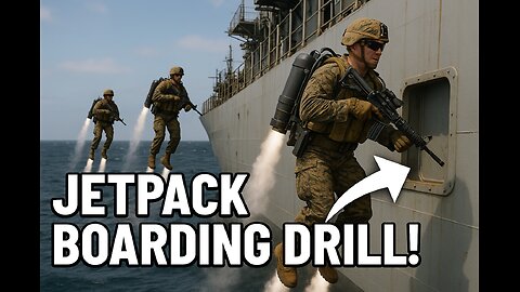 You Won’t Believe How These Marines Boarded the Ship – Jetpacks?
