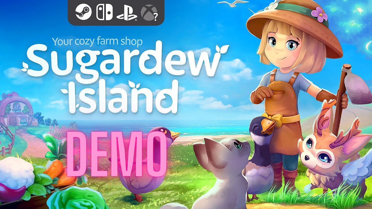 🌸 Sugardew Island Demo - Cozy Farming, Crafting & Shopkeeping! | First Look Gameplay 🌿