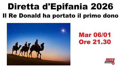Diretta d'Epifania 2026 - Il Re Donald ha portato il primo dono