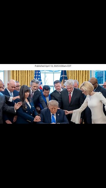 TRUMP honors Easter, white House plan extraordinary holy week.