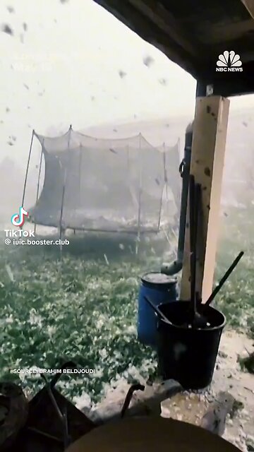 De Allerhoogste laat hagelstorm neerstorten in Frankrijk en Parijs