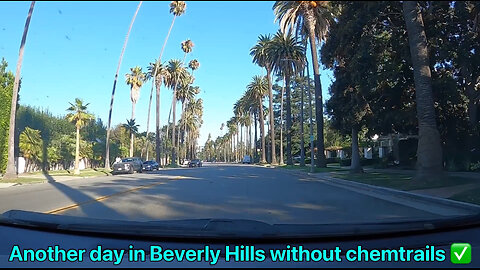 Another day in Beverly Hills without chemtrails ✅