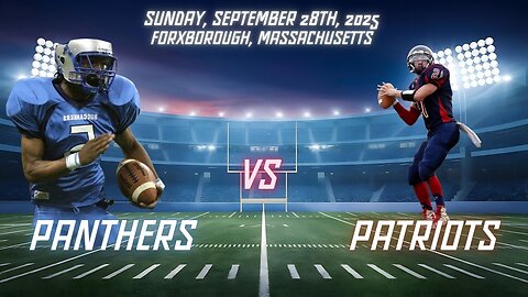 Carolina Panthers @ New England Patriots Week 4, Diggin' Deeper Into the NFL