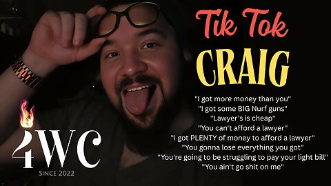 9-3rd/4th-2025 Craig TikTok 2-in-1 "THAT LAWSUIT IS STILL COMING"