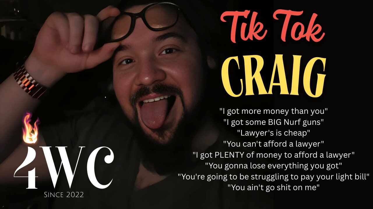 9-3rd/4th-2025 Craig TikTok 2-in-1 "THAT LAWSUIT IS STILL COMING"