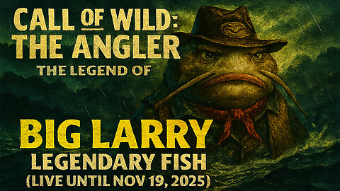 Call of the Wild: The Angler – Big Larry Legendary Fish Event (Live Until Nov 19, 2025)