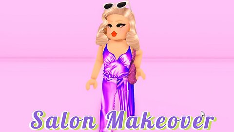 Playing Roblox Salon Makeover