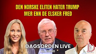 Den norske eliten hater Trump mer enn de elsker fred | Dagsorden 9. juli