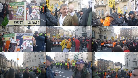 LONDON 21: NO to DIGITAL ID – CONVENIENCE?? = CONTROL!! Entry Refused! Low Social Credit Score!!!