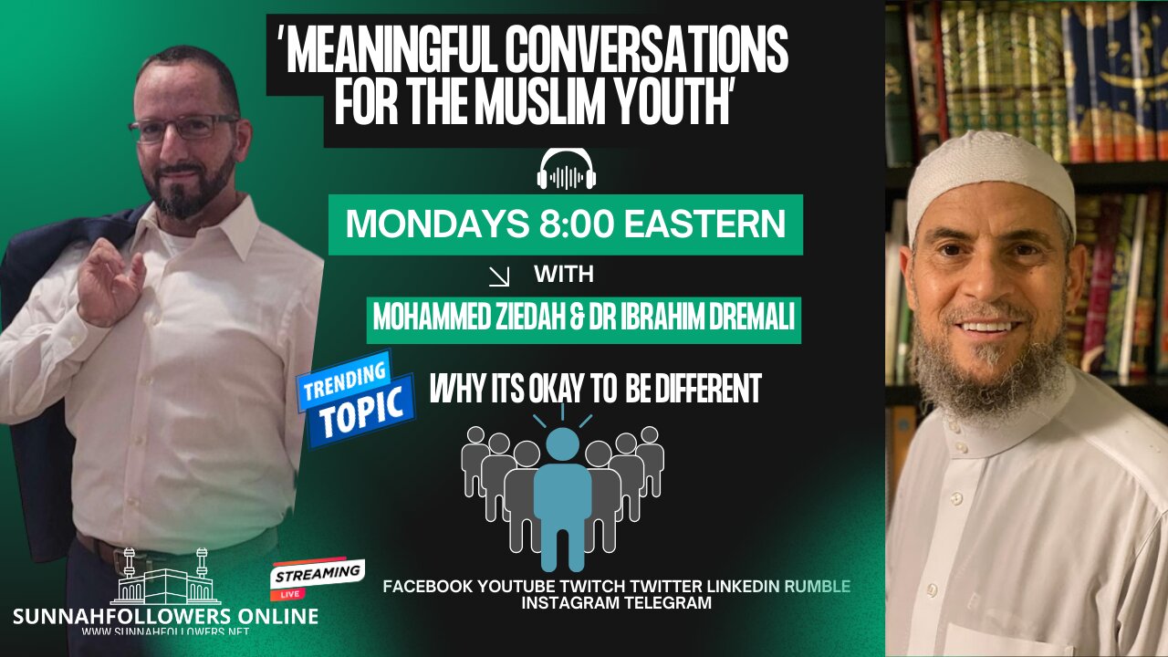 BEING DIFFERENT AS A MUSLIM - MOHAMMED ZIEDEH / DR IBRAHIM DREMALI