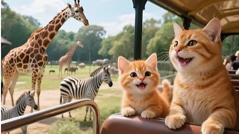 Mama Cat and Ginger Found a Wallet and Got Free Zoo Tickets! 🎟️🐱