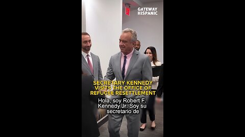 Secretary Kennedy visits the office of refugee resettlement
