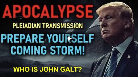 The Calm Before The Storm. Prepare Emotionally 4 What is Around the Corner! WHO IS John Galt?