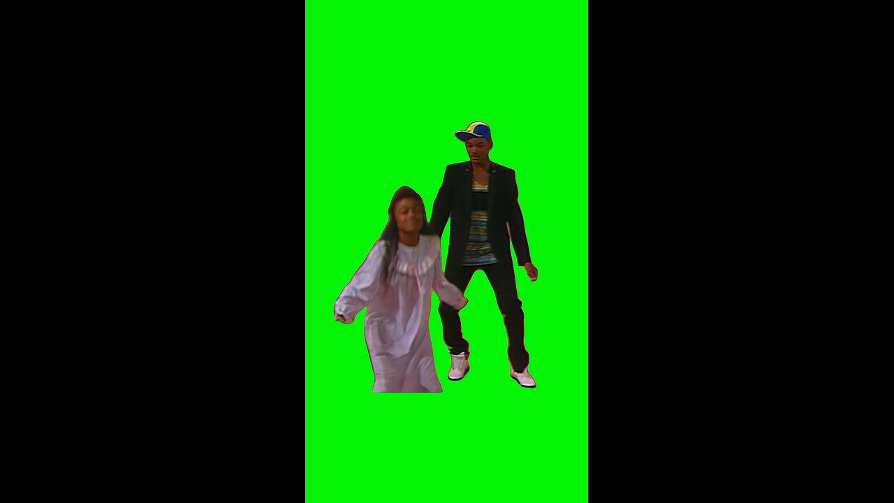 The Fresh Prince of Bel Air Anxiety Dance | Green Screen