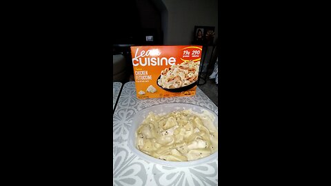 Eating Lean Cuisine Classic Chicken Fettuccine, Dbn, MI, 11/18/25