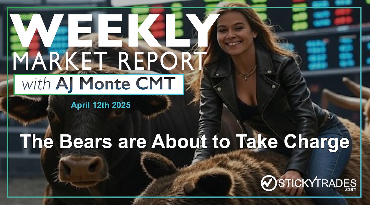 The Bears are about to Take Charge - Weekly Market Report with AJ Monte CMT