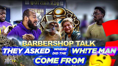 The Brother Didn’t know The real Origin of The Wh!te 👹Man Till He Got taught📖 at the Barbershop