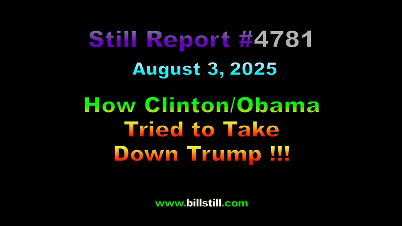 How Clinton/Obama Tried To Take Down Trump, 4781