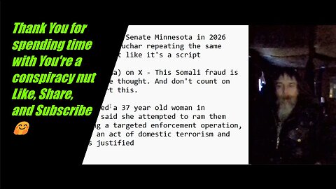 Amy Klobuchar repeats herself a lot, Somali fraud, ICE agent shoots and kills woman in Minneapolis