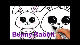 How to Draw a Cute Bunny Rabbit Easy
