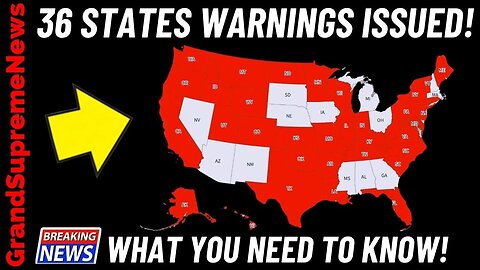 BREAKING NOW!!!! 🚨 36 States Sound The Alarm - Shocking Map Revealed Government Shutdown List