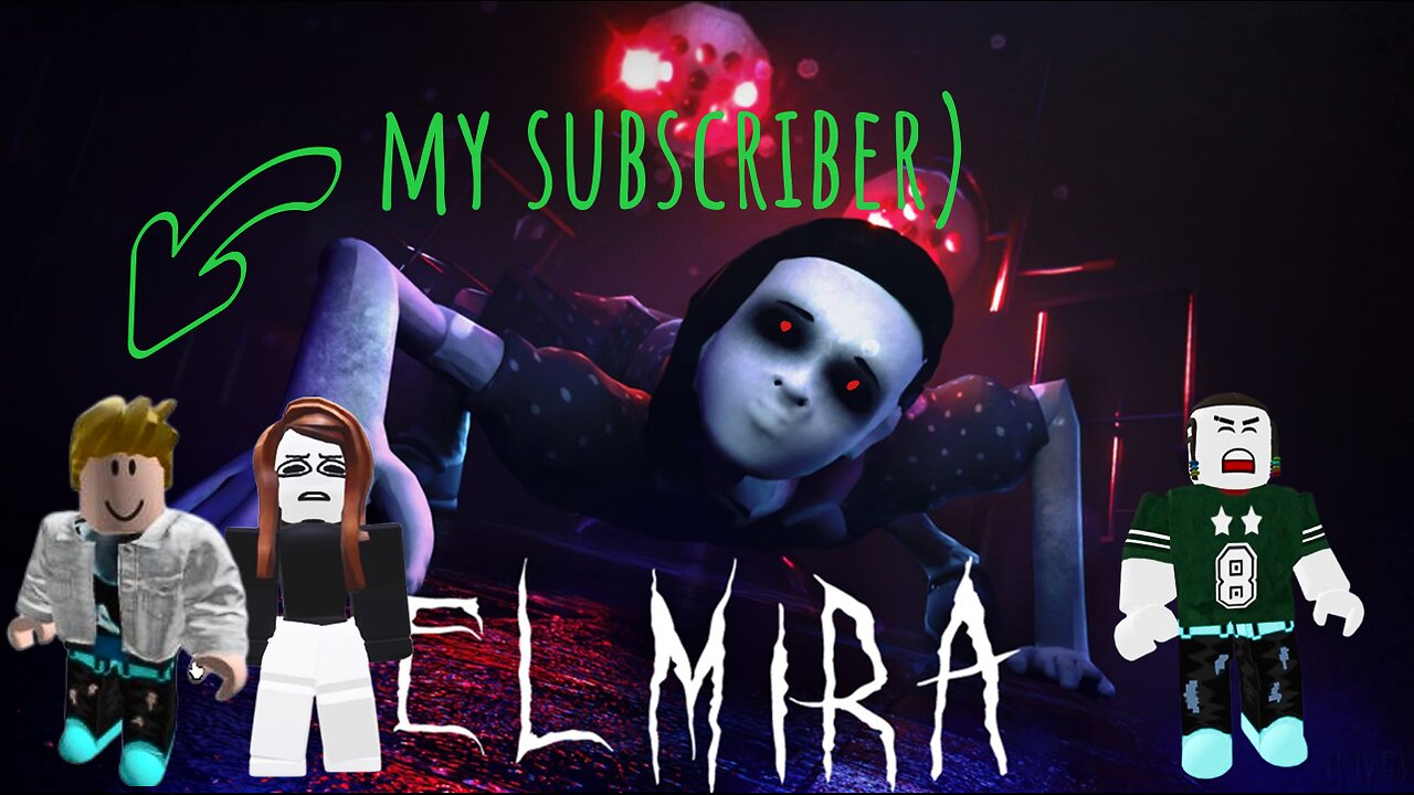Elmira is stalking us.. met a subscriber) #roblox #funny #crazy #gaming #subscriber #horror #creepy