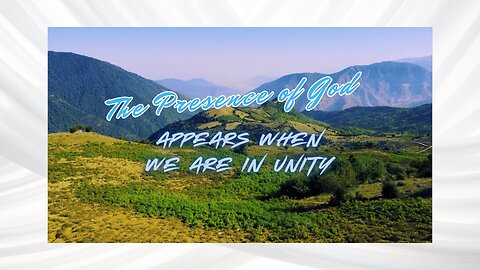 The Appointed Times of YHVH His Presence Comes When We Are In Unity