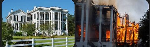 Nottoway Plantation Burns And Tempests are Raging YHWA has brought Judgement!
