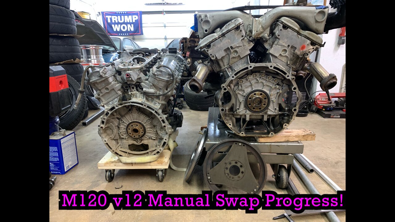 M120 V12 Manual Swap Progress