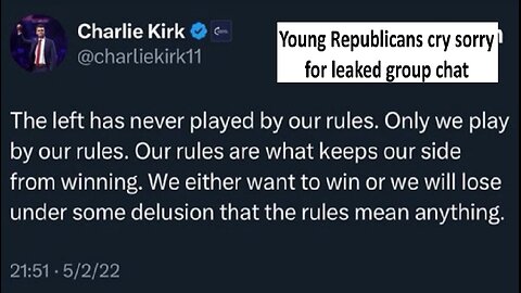 Young Republicans cry sorry for leaked group chat